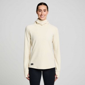 Beige Saucony Triumph Tunic Women's Hoodie | EGYPT LGBTDF