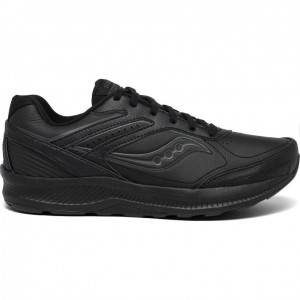 Black Saucony Echelon Walker 3 Men's Walking Shoes | EGYPT CJGYLQ