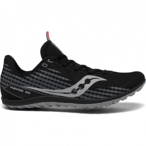 Black Saucony Havok XC 3 Men's Spikes | EGYPT QOFSXH