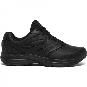 Black Saucony Integrity Walker 3 Men's Wide Running Shoes | EGYPT CPJVMT