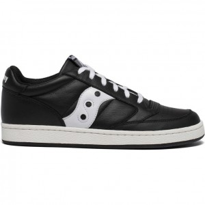 Black / White Saucony Jazz Court Men's Sneakers | EGYPT IJKRAP