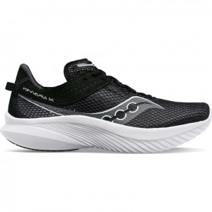 Black / White Saucony Kinvara 14 Women's Running Shoes | EGYPT BQMIWR