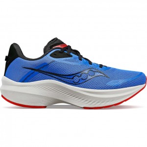 Blue Saucony Axon 3 Men's Running Shoes | EGYPT MKRXNS