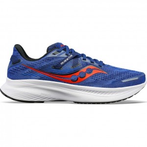 Blue Saucony Guide 16 Men's Running Shoes | EGYPT CSPEYN