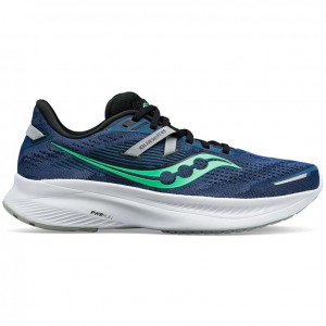 Blue Saucony Guide 16 Men's Wide Running Shoes | EGYPT EPATNY