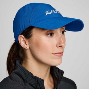 Blue Saucony Outpace Women's Hat | EGYPT EUSBPV