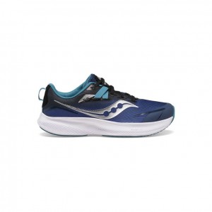 Blue Saucony Ride 15 Big Kids' Sneakers | EGYPT ZHNQDJ