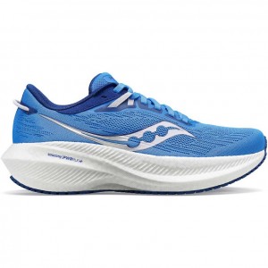 Blue Saucony Triumph 21 Women's Running Shoes | EGYPT PILXUH