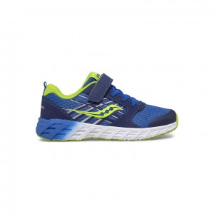 Blue Saucony Wind 2.0 A/C Big Kids' Sneakers | EGYPT QIYSTD