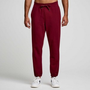 Burgundy Saucony Recovery Men's Jogger | EGYPT HDVBFK