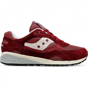 Burgundy Saucony Shadow 6000 Men's Sneakers | EGYPT WBVKLT