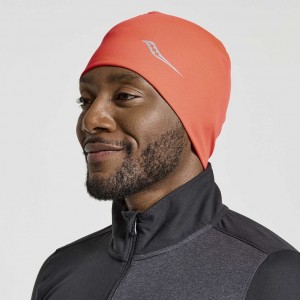 Coral Saucony Solstice Men's Beanie | EGYPT OMYZLV