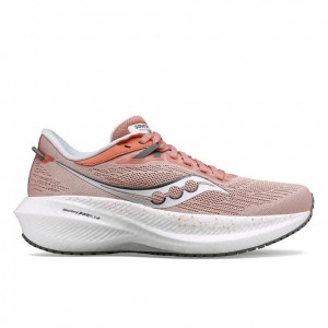 Coral Saucony Triumph 21 Women's Running Shoes | EGYPT WHUABV