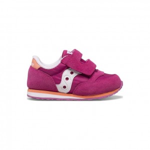 Fuchsia Saucony Baby Jazz Hook & Loop Little Kids' Sneakers | EGYPT XZAJGY