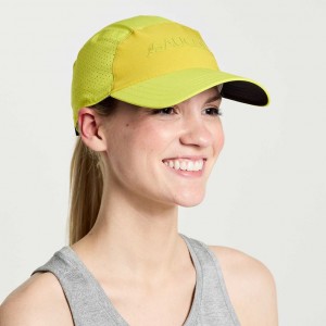 Green Saucony Outpace Women's Hat | EGYPT DWLRFJ