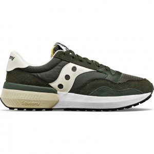 Green / Cream Saucony Jazz NXT Women's Sneakers | EGYPT YCUMQL