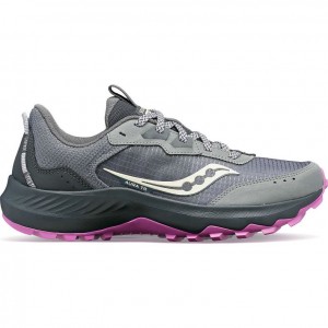 Grey Saucony Aura TR Women's Trail Running Shoes | EGYPT BFORQJ