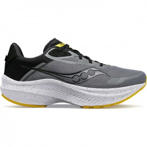 Grey Saucony Axon 3 Men's Running Shoes | EGYPT NUMCJI