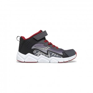 Grey Saucony Flash Mid A/C Big Kids' Sneakers | EGYPT HBDNWT