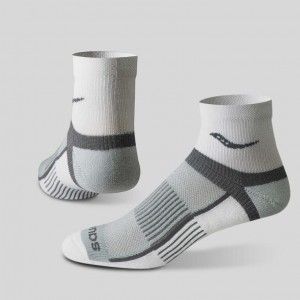 Grey Saucony Inferno Quarter 3-Pack Men's Socks | EGYPT TWHOYG