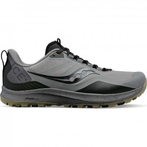 Grey Saucony Peregrine ICE+ 3 Men's Trail Running Shoes | EGYPT ATBXHN