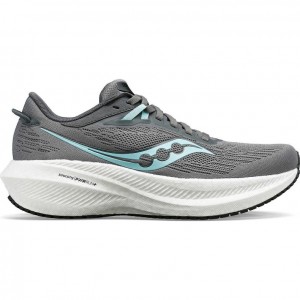 Grey Saucony Triumph 21 Women's Running Shoes | EGYPT ZSGMHL