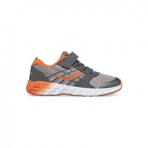 Grey Saucony Wind 2.0 A/C Big Kids' Sneakers | EGYPT NZHMWY