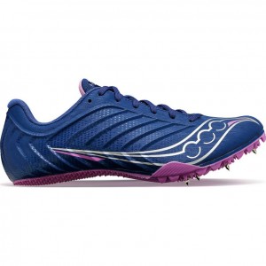 Indigo Saucony Spitfire 5 Women's Spikes | EGYPT CQARXH