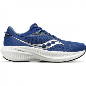 Indigo Saucony Triumph 21 Men's Running Shoes | EGYPT JEBYVX