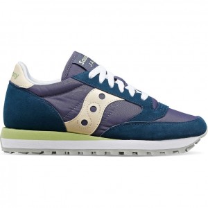 Navy Saucony Jazz Original Women's Sneakers | EGYPT UVEIQG