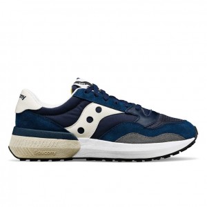 Navy / Cream Saucony Jazz NXT Women's Sneakers | EGYPT ZNKYVF