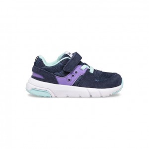 Navy / Purple Saucony Jazz Lite 2.0 Little Kids' Sneakers | EGYPT CAXNFQ