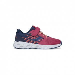 Navy / Red Saucony Wind 2.0 A/C Big Kids' Sneakers | EGYPT TKQVLY