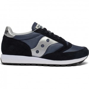 Navy / Silver Saucony Jazz 81 Men's Sneakers | EGYPT VWFACH