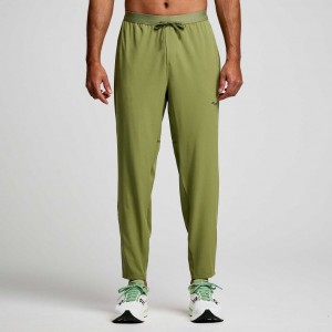 Olive Saucony Boston Woven Men's Jogger | EGYPT MWETOY