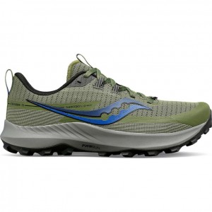 Olive Saucony Peregrine 13 Men's Trail Running Shoes | EGYPT DAZEWV