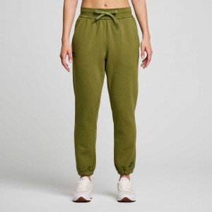 Olive Saucony Recovery Women's Jogger | EGYPT BCERLI