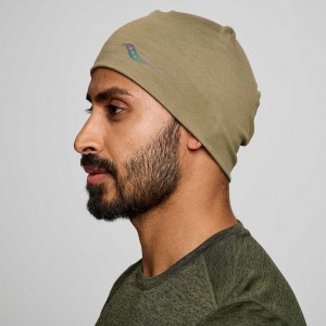 Olive Saucony Solstice Men's Beanie | EGYPT PBFYCJ