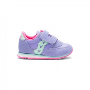 Purple Saucony Baby Jazz Hook & Loop Little Kids' Sneakers | EGYPT XJYGZQ