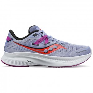 Purple Saucony Guide 16 Women's Wide Running Shoes | EGYPT DPSBGQ