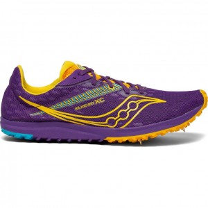 Purple Saucony Kilkenny XC9 Women's Spikes | EGYPT RFAMGH