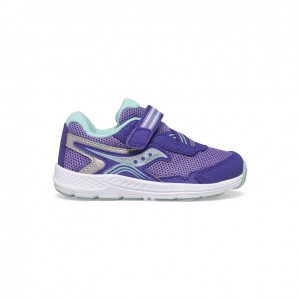 Purple Saucony Ride 10 Jr. Little Kids' Sneakers | EGYPT SKIDNR