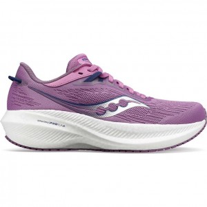 Purple Saucony Triumph 21 Women's Running Shoes | EGYPT PKGZXJ