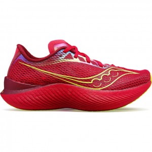 Red Saucony Endorphin Pro 3 Women's Running Shoes | EGYPT YNMFWV