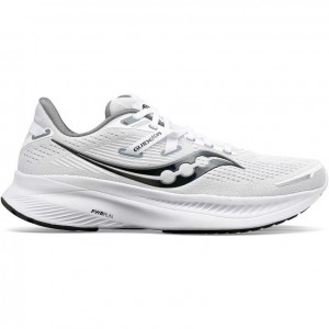 White Saucony Guide 16 Men's Running Shoes | EGYPT FBXGCS