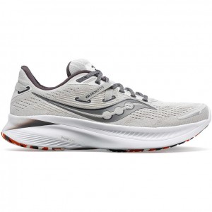 White Saucony Guide 16 Men's Running Shoes | EGYPT EPYUIB