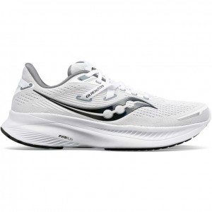 White Saucony Guide 16 Women's Running Shoes | EGYPT IUNTPL