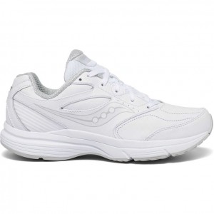 White Saucony Integrity Walker 3 Women's Wide Running Shoes | EGYPT UMBTPL