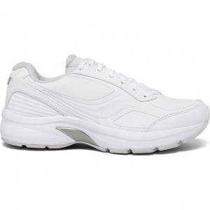 White Saucony Omni Walker 3 Women's Wide Running Shoes | EGYPT MGLZBA