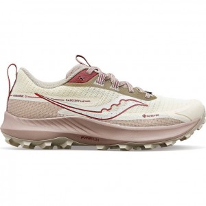 White Saucony Peregrine 13 GTX Women's Trail Running Shoes | EGYPT JZMIWT